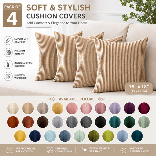 Jumbo cord scatter cushions - scatter,