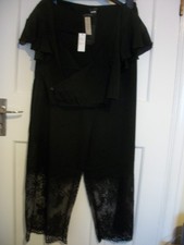 JANET REGER BLACK SILK CHIFFON