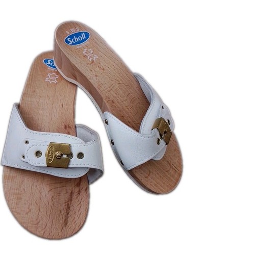 Vintage scholl wooden sandals - scholl,