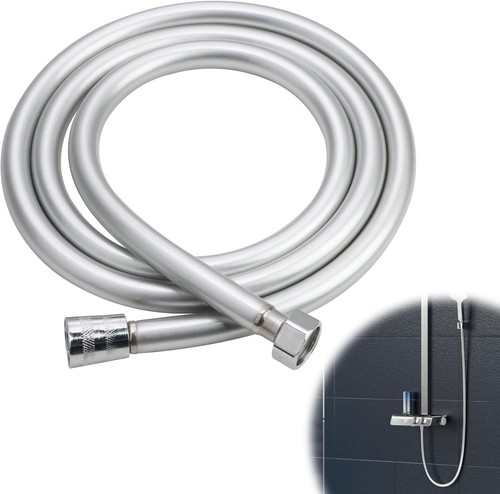 Smooth matt silver - silver, hose