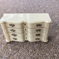 Vintage Louis Marx Dolls House Chest Of Drawers