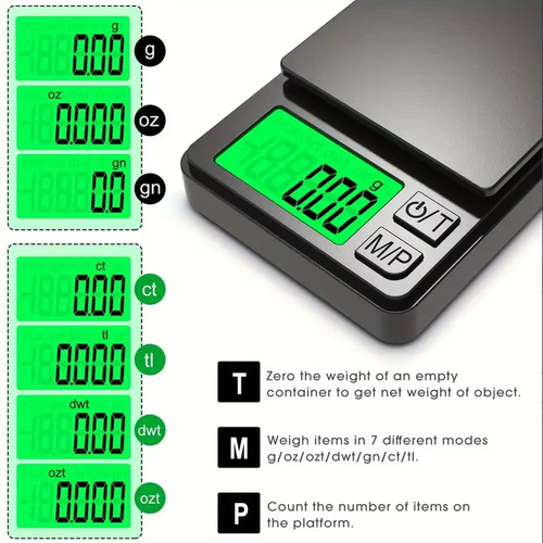 Digital pocket scale 500g - scale,