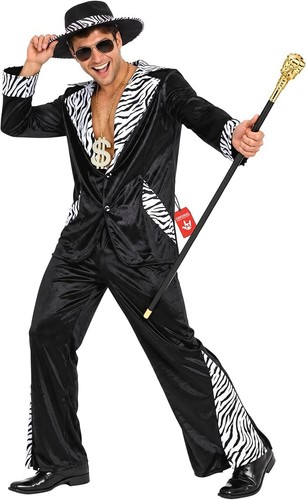 Men black pimp costume - pimp, +