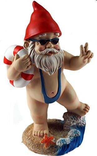 Funny gnome statue mankini - gnome,