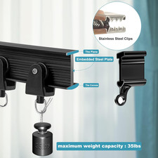 10Ft Flexible Ceiling Curtain