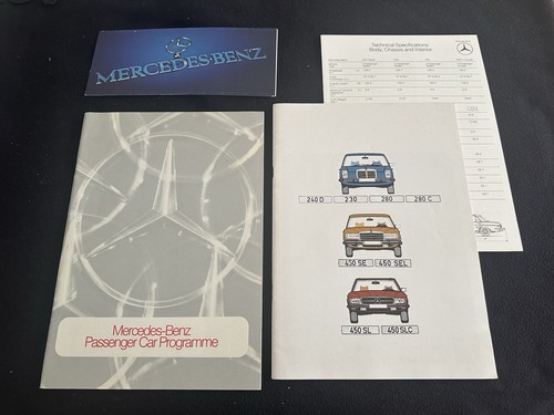 1974 mercedes brochure - 1974,