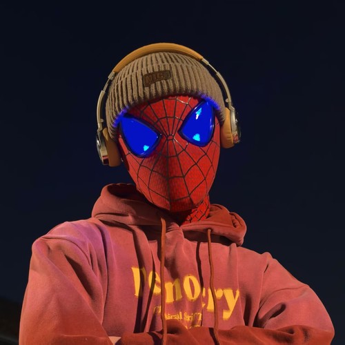 Spider man full - mask, blinkable