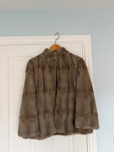 Women vintage real mink fur - vintage,