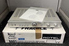 Rotel RA-01 Integrated Amplifier Amp Quality with Phono Input Vinyl Genuine