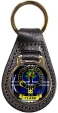 Leather Key Fob Scottish