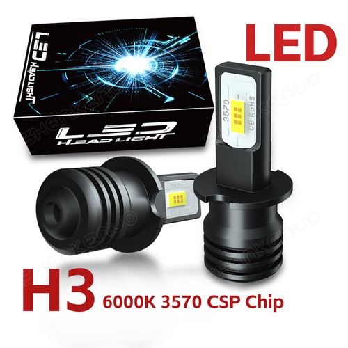 2pcs smd 3570 led - h3, bulb