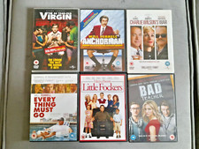 COMEDY DVD BUNDLE ANCHORMAN LITTLE FOCKERS 40 YEAROLD VIRGIN BAD TEACHER ALL VGC