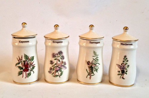 Flower fairy set - fairy, vtg
