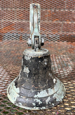 Antique Vintage Cast Iron Door Bell Wall Mounted Gorgeous Aged Patina No Clanger