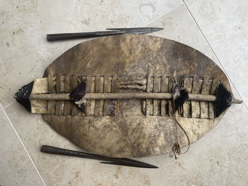 Antique zulu shield - antique,