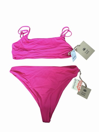 Toast swim pink bikini set - toast,
