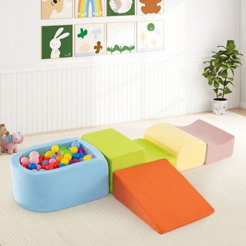 5pc soft play climbing blocks - soft,