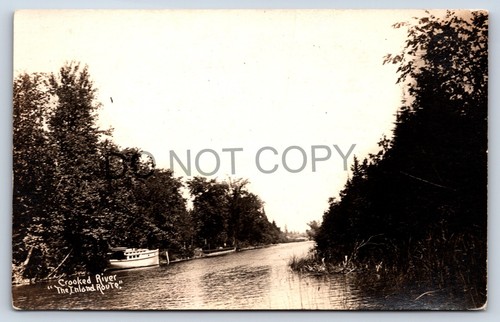 Postcard rppc crooked - postcard, or