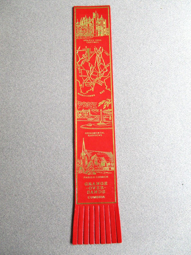 Leather bookmark grange over - grange,