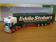 CARARAMA OXFORD EDDIE STOBART SCANIA R SERIES CURTAINSIDE TRUCK MODEL CR005 1:50