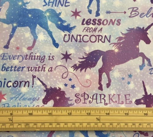 Fat quarter unicorn dreams - fat,