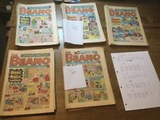 1980s The BEANO COMICS x 60+ LOT Issue Nos In Pic Vintage Btwn 1995-2402 1981-88