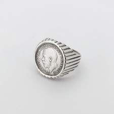 George V Silver Signet Ring