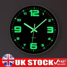 12" Luminous Wall Clock Silent