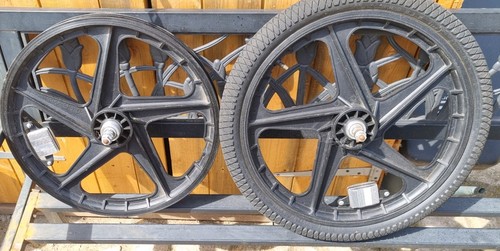 Black spoke bmx mag wheel - 5,