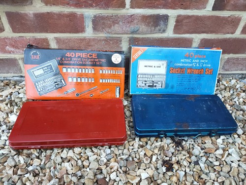 Japanese socket set new - x2, old