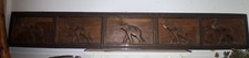 Large Wood Carved Elephant 3.40m x 50cm Excellent Condition Sry Lanka