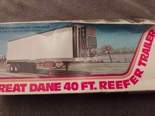 ERTL 1/25 GREAT DANE 40' FRIDGE TRAILER. FOR MODEL TRUCK KIT.
