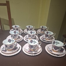 Set of 9 Trios Royal Albert