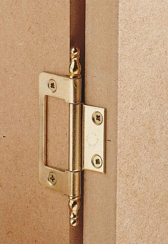 Finial flush hinges - flush, for