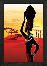 AFRICAN CULTURE Framed Wall