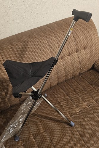 Tripod walking cane seat new - seat,