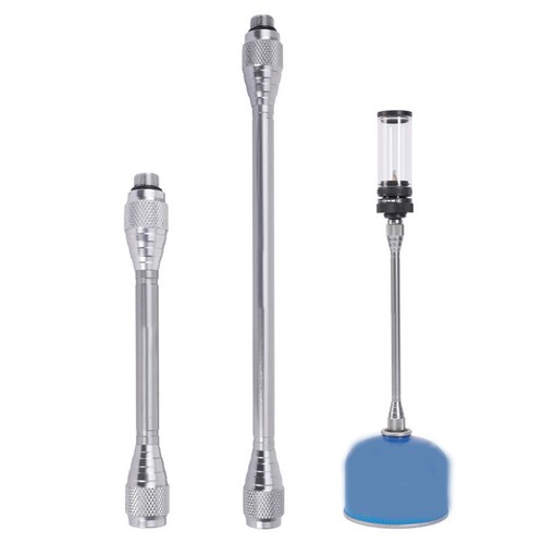 Gas lamp height extension - lamp, rod