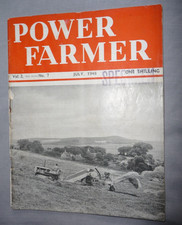 Power Farmer Magazine July 1948- Some Wear & Tear But Great Read & Super Adverts
