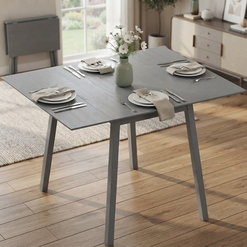 Elegant grey solid wood - grey,