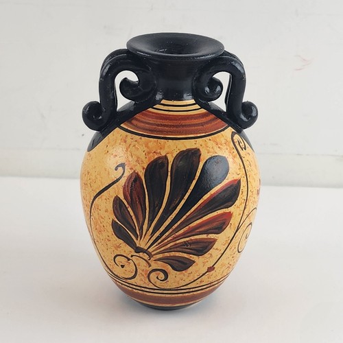 Greek vase pottery - pottery, sun