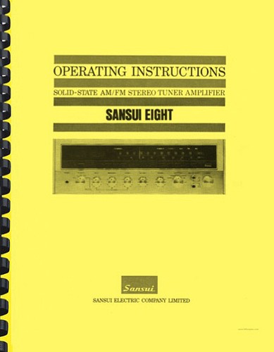 Sansui model eight - sansui,