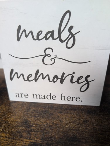 Meals and memories made - meals, here