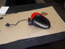 VAUXHALL CORSA D AND E DRIVERS  SIDE MIRROR IN RED ELECTRIC O/S