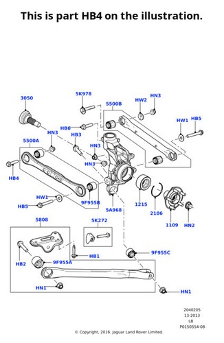 Land rover bolt axles - bolt,