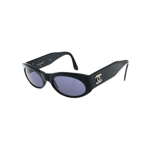 Chanel black silver logo - chanel,