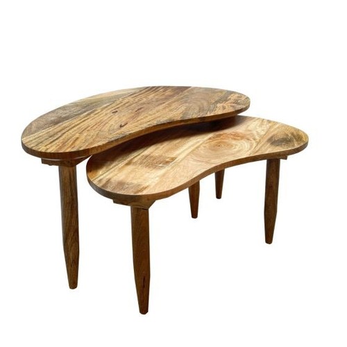 Solid light mango wood scandi - wood,