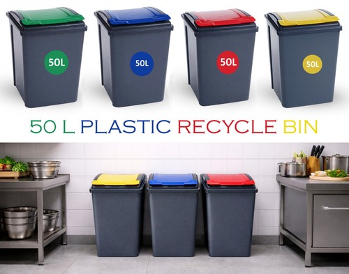 50l plastic recycling - plastic, bin