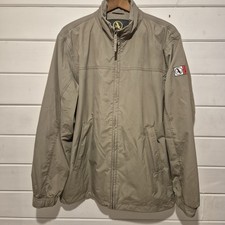 Aigle Jacket TM, windproof and waterproof, taupe color, in polyamide. Size XL