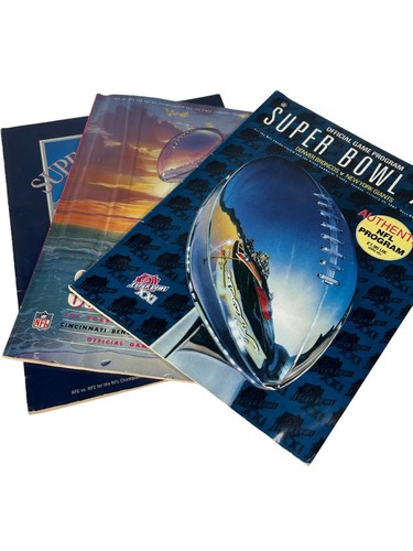 Super bowl programmes - programmes, xxii