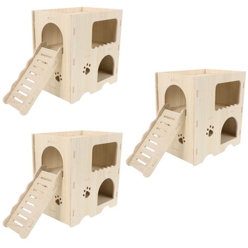 Wooden hamster hideout small - hideout,
